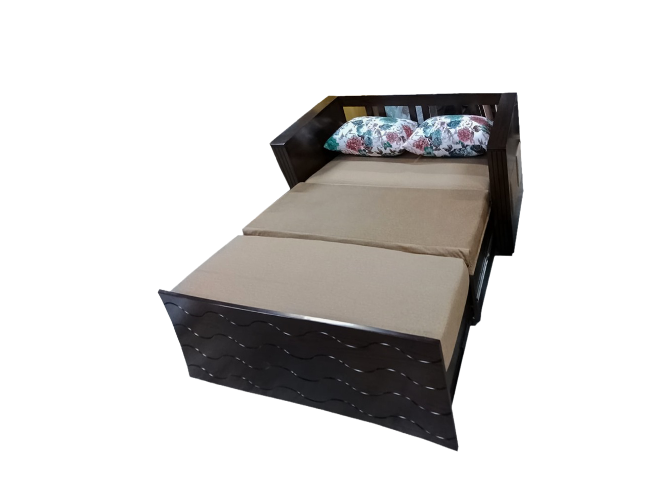 Wooden Sofa Cum Bed- ESCBH- 702