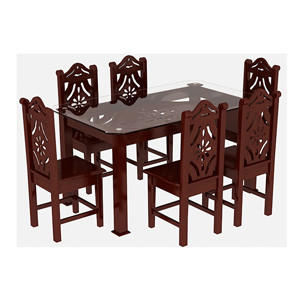 Wooden Dining Set (6 Chair)- EDCH-904 & ETDH-904